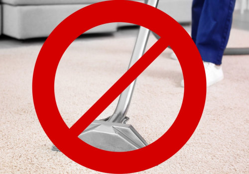 What are the disadvantages of steam carpet cleaning?