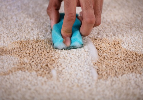 How do you clean badly stained carpet?